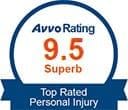 Avvo Rating 9.5 Superb | Top Rated Personal Injury